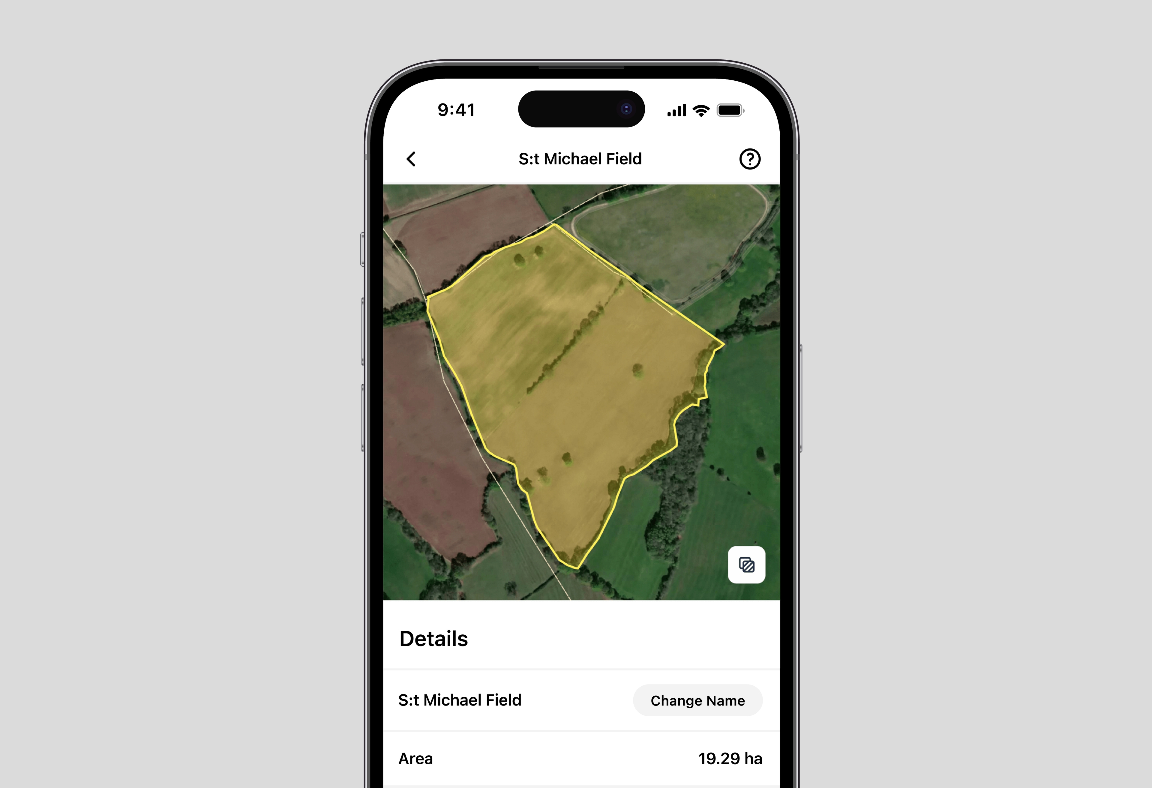 Field details in Farmo